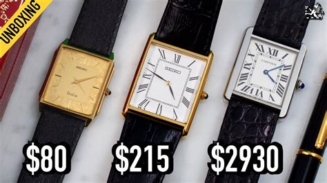 cartier tank alternatives|duplicate cartier tank watch.